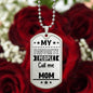 My favorite people call me Mom-Jewelry-Military Chain (Silver)-No-16-Chic Pop