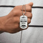 My favorite people call me Mom-Jewelry-Military Chain (Silver)-No-15-Chic Pop
