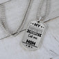 My favorite people call me Mom-Jewelry-Military Chain (Silver)-No-20-Chic Pop