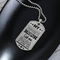 My favorite people call me papa-Jewelry-Military Chain (Silver)-No-22-Chic Pop