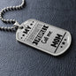 My favorite people call me Mom-Jewelry-Military Chain (Silver)-No-24-Chic Pop