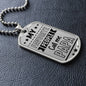 My favorite people call me papa-Jewelry-Military Chain (Silver)-No-25-Chic Pop