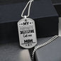 My favorite people call me Mom-Jewelry-Military Chain (Silver)-No-26-Chic Pop