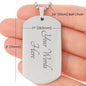 My favorite people call me Mom-Jewelry-Military Chain (Silver)-No-32-Chic Pop