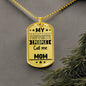 My favorite people call me Mom-Jewelry-Military Chain (Silver)-No-44-Chic Pop
