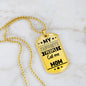 My favorite people call me Mom-Jewelry-Military Chain (Silver)-No-49-Chic Pop