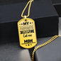 My favorite people call me Mom-Jewelry-Military Chain (Silver)-No-52-Chic Pop