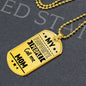 My favorite people call me Mom-Jewelry-Military Chain (Silver)-No-53-Chic Pop