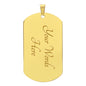 My favorite people call me papa-Jewelry-Military Chain (Gold)-Yes-5-Chic Pop