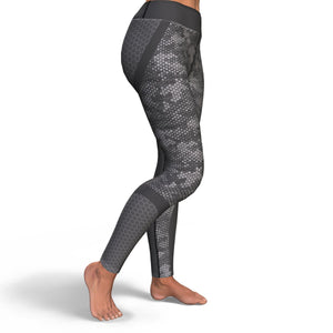 Hexagon Camo-Yoga Pants-XS-3-Chic Pop