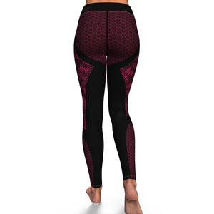Hexagon Camo-Yoga Pants-XS-4-Chic Pop