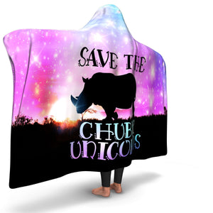 Chubby Unicorns-Hooded Blanket-Adult-Premium Sherpa-3-Chic Pop