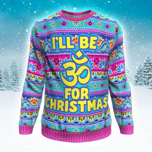 Ohm For Christmas 🤶 Sweatshirt-Fashion Sweatshirt - AOP-XS-1-Chic Pop