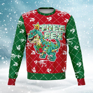 Tree Rex Sweatshirt-Fashion Sweatshirt - AOP-XS-1-Chic Pop
