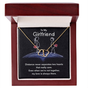 To my girlfriend - distance never separates two hearts-Jewelry-1-Chic Pop