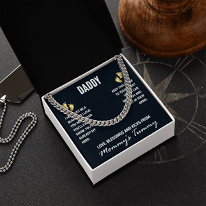 Daddy-I MAY JUST BE A BUMP-Jewelry-Stainless Steel Cuban Link Chain-Standard Box-70-Chic Pop