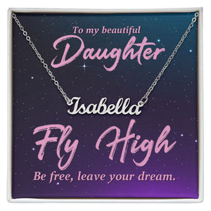 To my beautiful daughter-Fly high-Jewelry-Polished Stainless Steel-Standard Box-1-Chic Pop