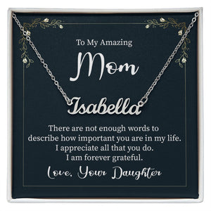 To my amazing mom - there are not enough words-Jewelry-Polished Stainless Steel-Standard Box-1-Chic Pop