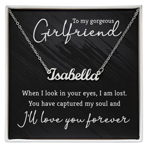 To my gorgeous girlfriend-Jewelry-Polished Stainless Steel-Standard Box-1-Chic Pop