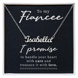 To my fiancee-Jewelry-Polished Stainless Steel-Standard Box-1-Chic Pop