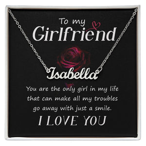 To my girlfriend-Jewelry-Polished Stainless Steel-Standard Box-1-Chic Pop