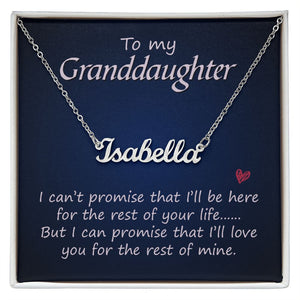 To my grand daughter-Jewelry-Polished Stainless Steel-Standard Box-1-Chic Pop