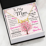 To My Mom-Jewelry-High Polished .316 Surgical Steel Scripted Love-7-Chic Pop