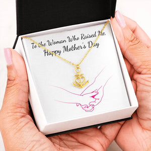 Mother's Day-Jewelry-18k Yellow Gold Finish Friendship Anchor-1-Chic Pop