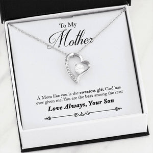 To My Mother-Jewelry-14k White Gold Finish-89-Chic Pop