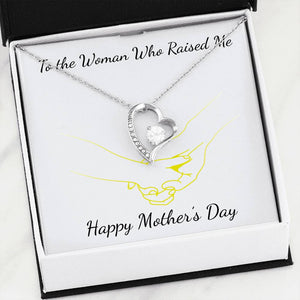 To The Woman Who Raised Me-Jewelry-14k White Gold Finish-2-Chic Pop
