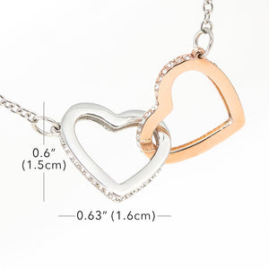 No ONE ELSE will ever know the strength of my love for you-Jewelry-Interlocking Heart Necklace-5-Chic Pop