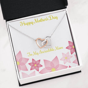 Happy Mother's Day-Jewelry-Interlocking Heart Necklace-2-Chic Pop