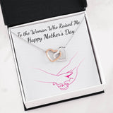 Happy Mother's Day-Jewelry-Interlocking Heart Necklace-2-Chic Pop