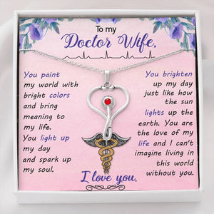 To my doctor wife you paint my world-Jewelry-Standard Box-1-Chic Pop
