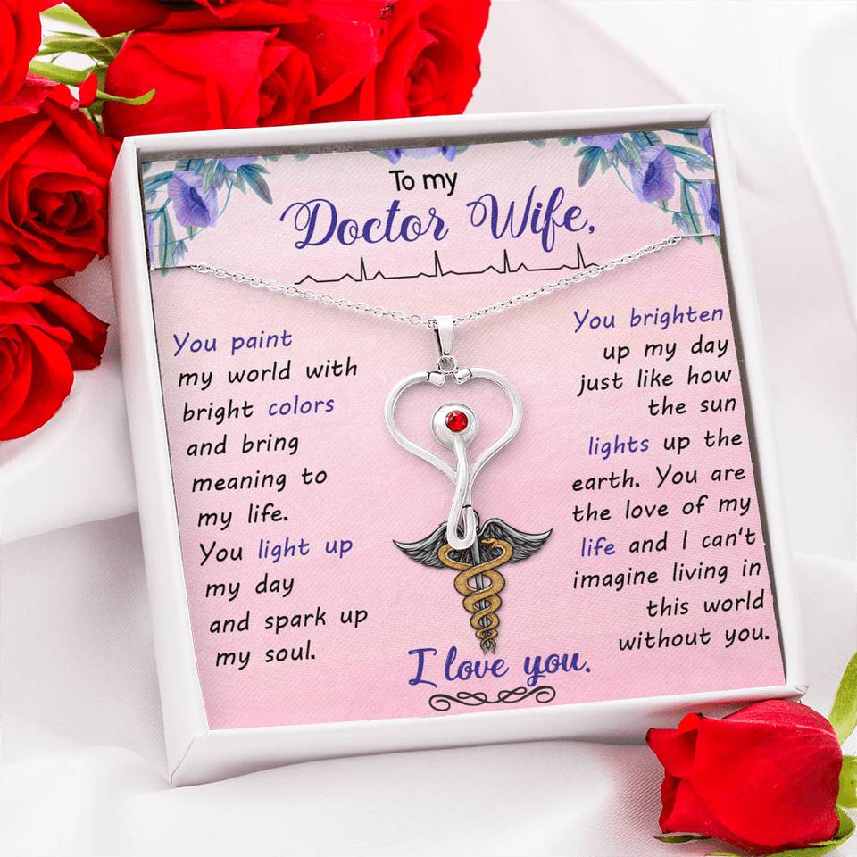 To my doctor wife you paint my world-Jewelry-Standard Box-12-Chic Pop