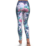 Unicorn Roses-Yoga Pants-XS-2-Chic Pop