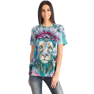 Hippie Lion-T-shirt-XS-5-Chic Pop