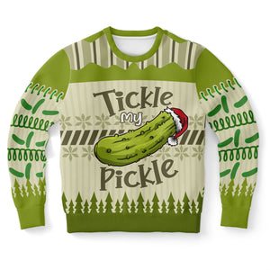 Tickle My Pickle Holiday-Athletic Sweatshirt - AOP-XS-1-Chic Pop