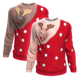 Rudolph Light Skin Sweatshirt-Sweatshirt-XS-5-Chic Pop