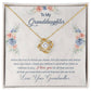 To My Granddaughter, This Old Woman Will Always Have Your Back - Love knot Necklace-Jewelry-18K Yellow Gold Finish-Standard Box-3-Chic Pop