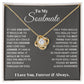 To My Soulmate, In Your Heart I Found My Love - Love knot Necklace-Jewelry-18K Yellow Gold Finish-Standard Box-3-Chic Pop