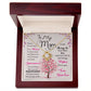 To My Mom, I Know Its Not Easy - Love knot Necklace-Jewelry-14K White Gold Finish-Standard Box-5-Chic Pop