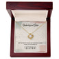 To My Unbiological Sister, Thank You - Love knot Necklace-Jewelry-14K White Gold Finish-Standard Box-5-Chic Pop
