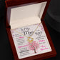 To My Mom, I Know Its Not Easy - Love knot Necklace-Jewelry-18K Yellow Gold Finish-Luxury Box-6-Chic Pop
