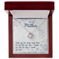 To My Mother, Thank You For Always Being There - Love knot Necklace-Jewelry-14K White Gold Finish-Luxury Box-4-Chic Pop