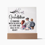 A grandfather is someone-Jewelry-Wooden Base-1-Chic Pop