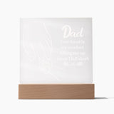 Dad Your Hand Is My Comfort-Jewelry-Wooden Base-1-Chic Pop