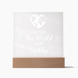 You Mean The World To Me Daddy-Jewelry-Wooden Base-1-Chic Pop