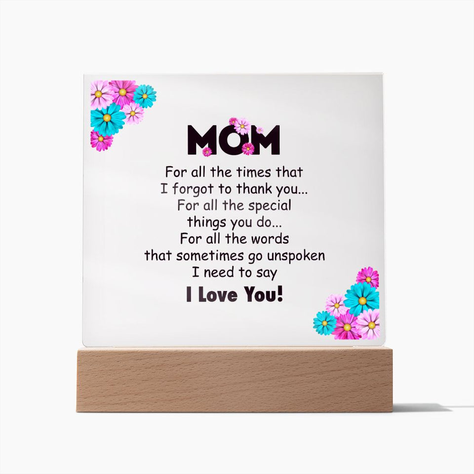 Mom For All The Time-Jewelry-Wooden Base-1-Chic Pop