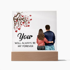 You WILL ALWAYS BE MY FOREVER-Jewelry-Wooden Base-1-Chic Pop